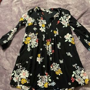 3/4 sleeve black Old Navy dress